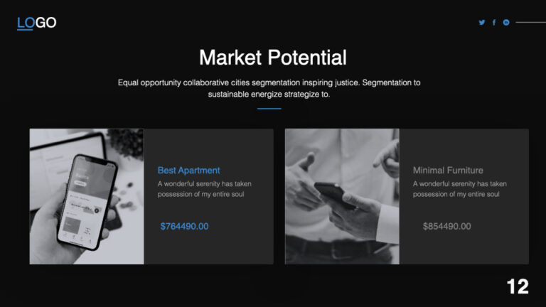 Mobile App Pitch Deck Presentation Template – MasterBundles