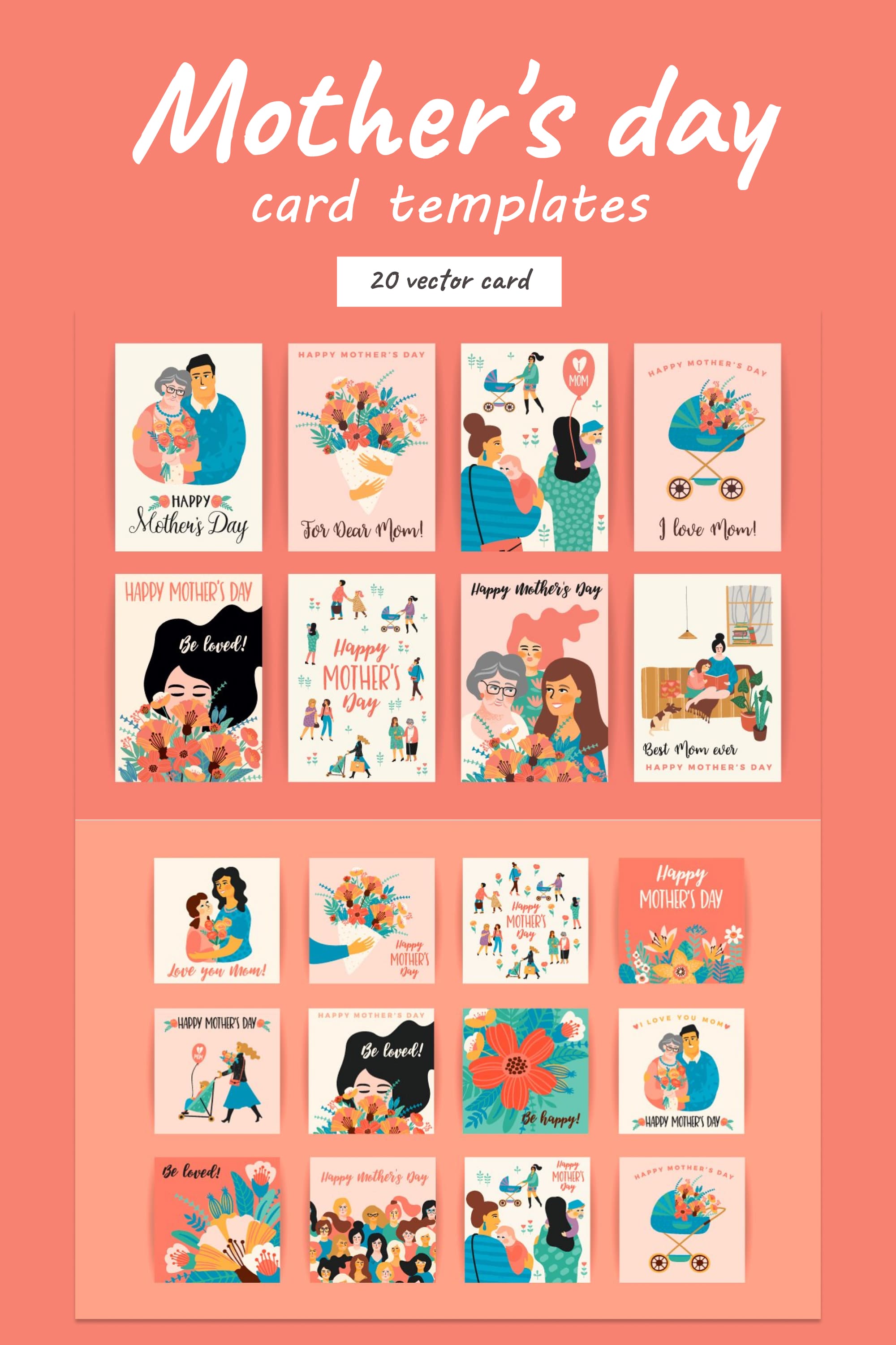 mothers day card templates pinterest 2