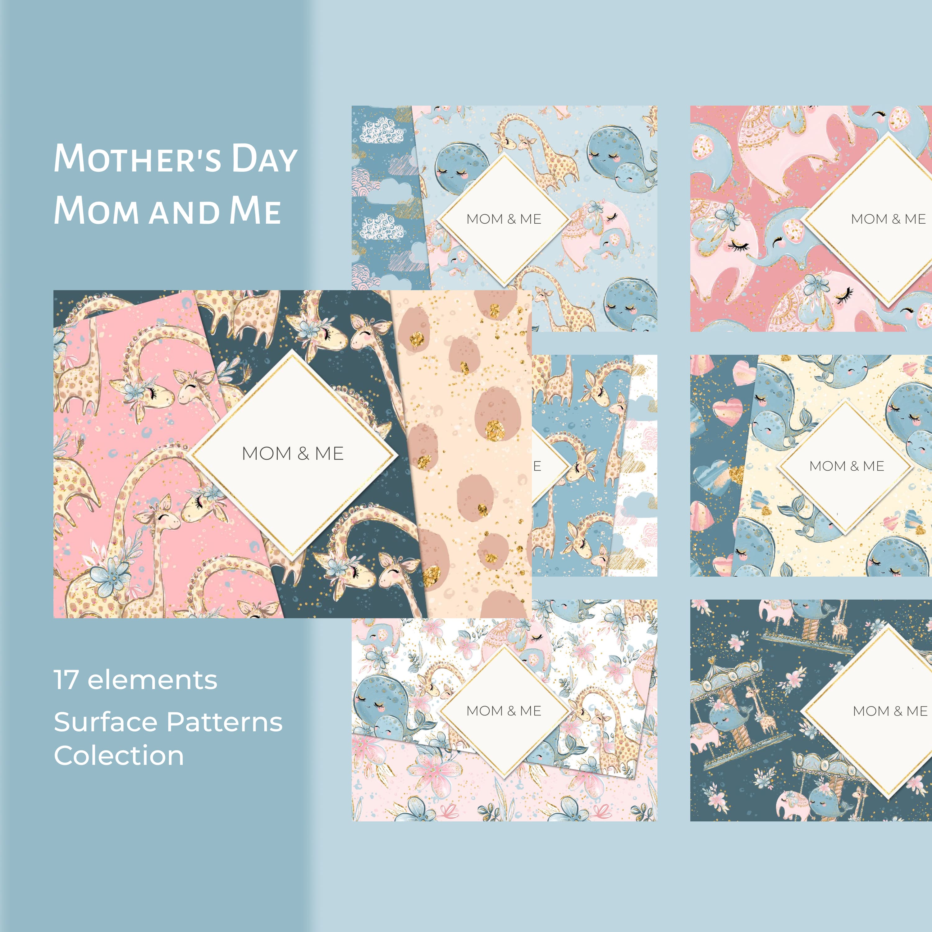 Mother's Day Mom and Me Patterns cover.