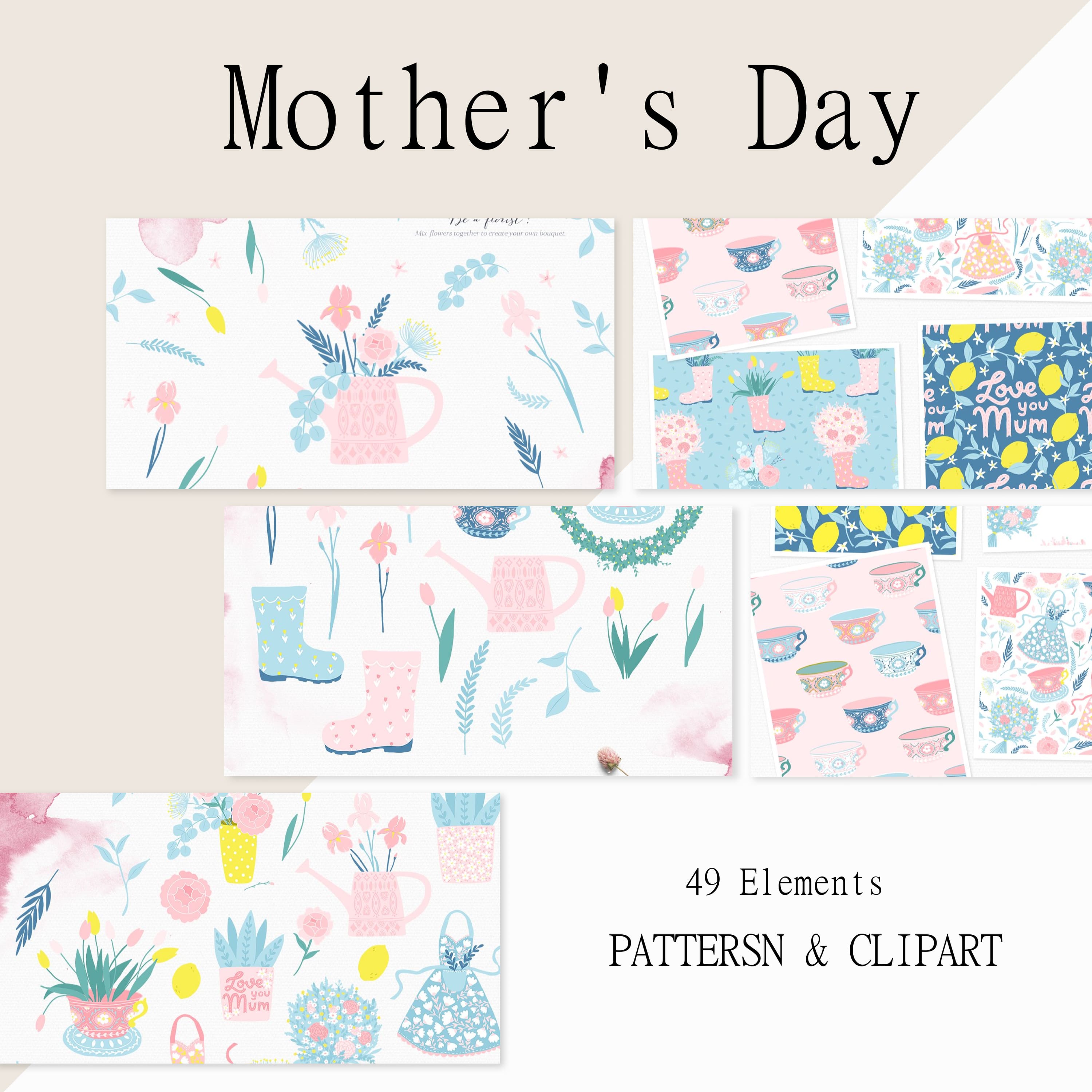 Mother's Day prints and patterns.