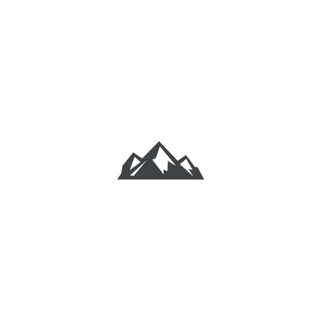 Mountain Logo Set Second Example.