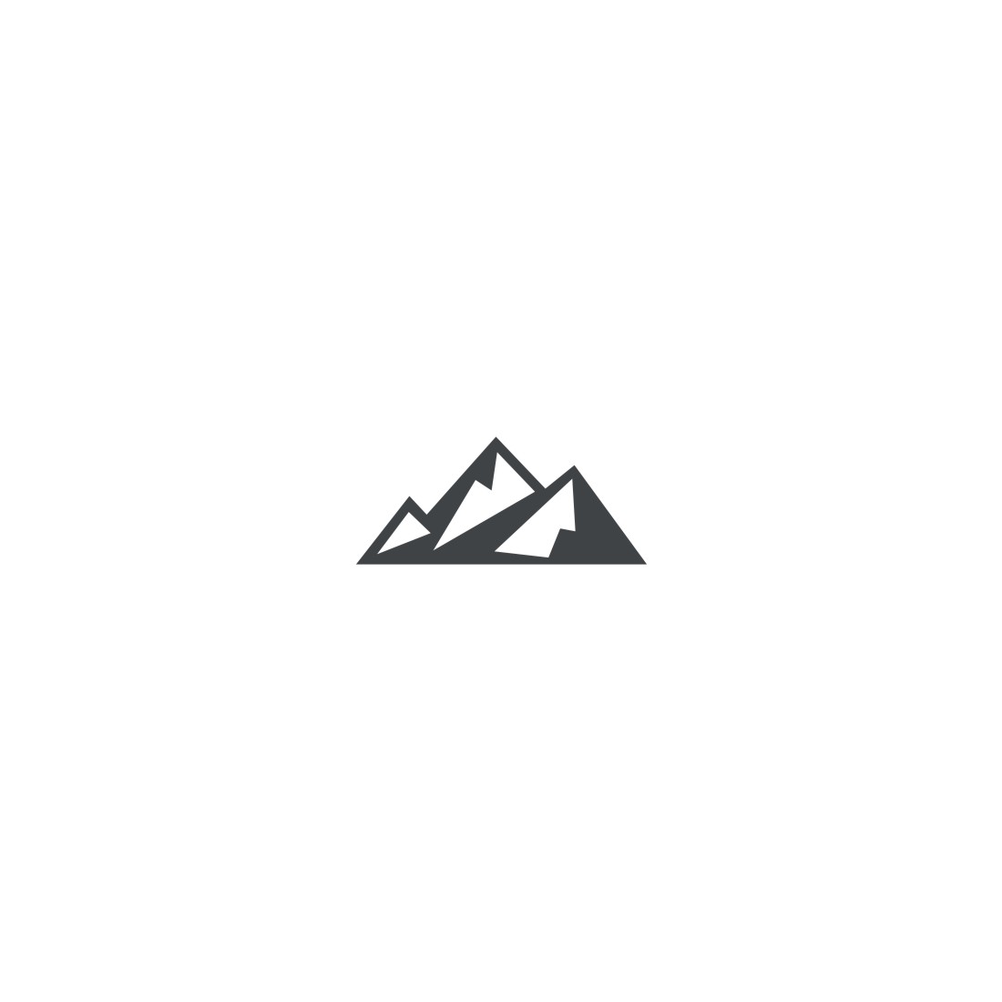 Mountain Logo Set Third Example.