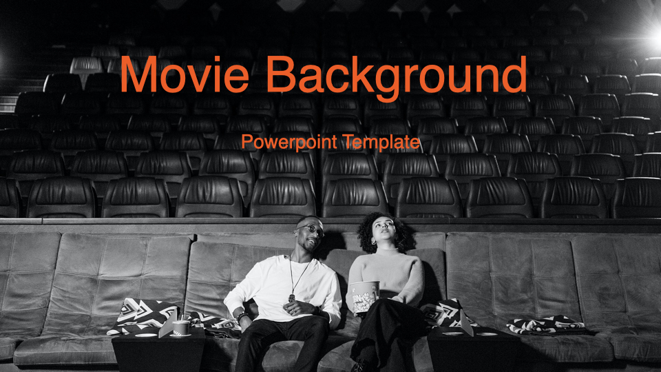 Dark template with cinema background.