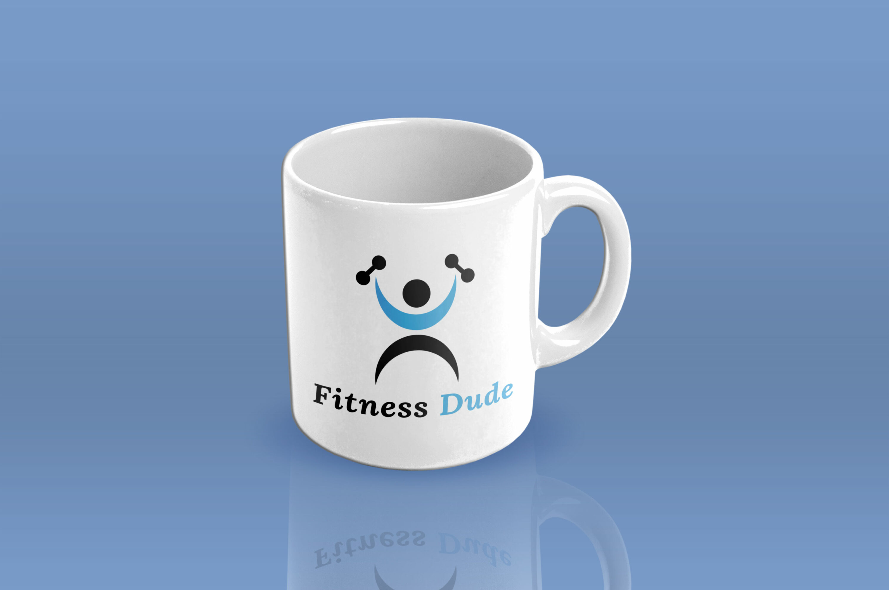 mug mockup Infinity Fitness Logo.