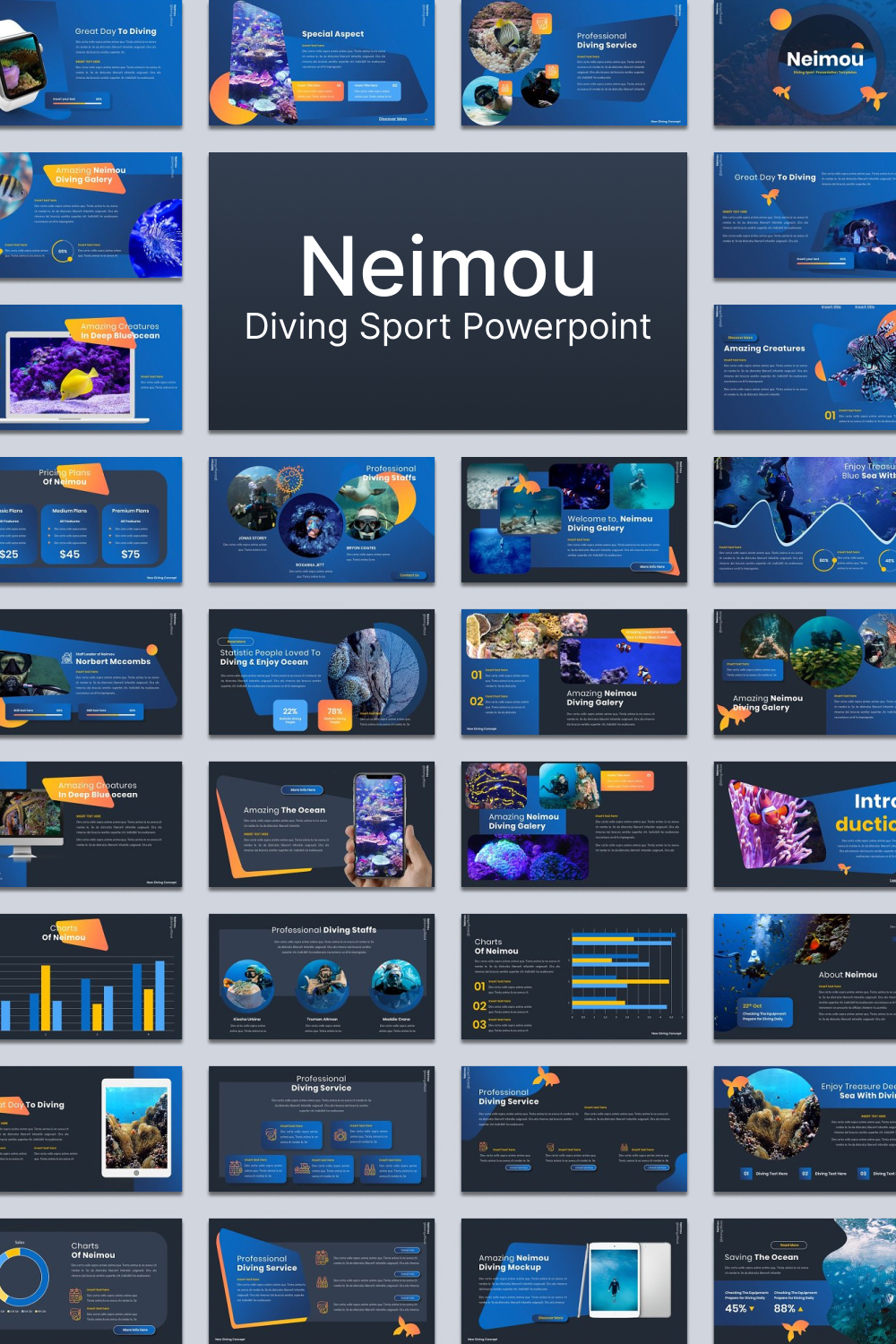 neimou diving sport powerpoint 03