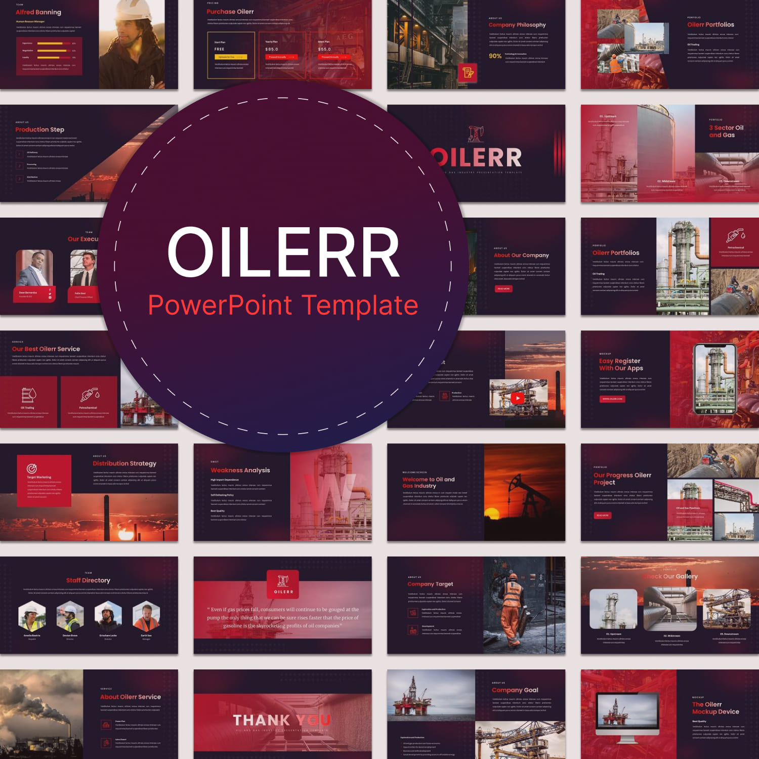 Oilerr - PowerPoint Template.