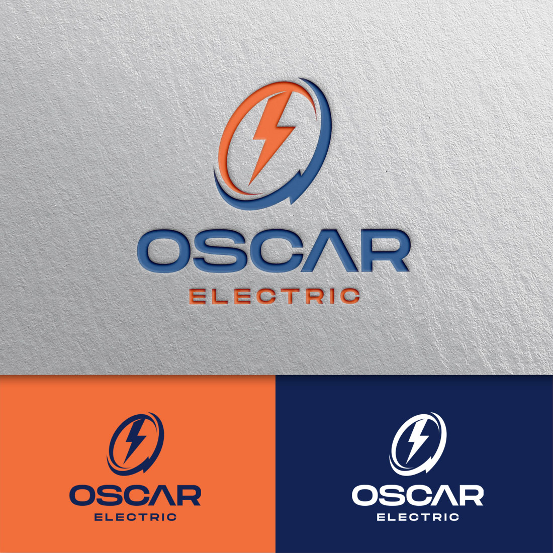Modern And Stylish Electric Logo Cover Image.