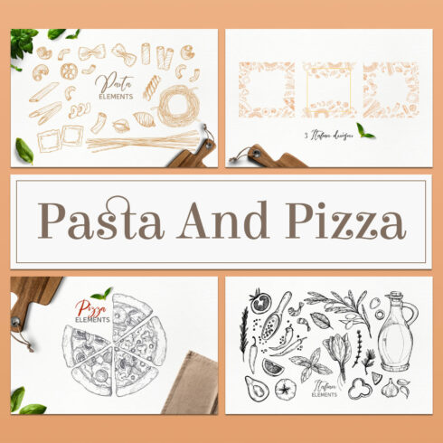 Pasta and pizza - main image preview.