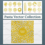 Pasta vector collection - main image preview.