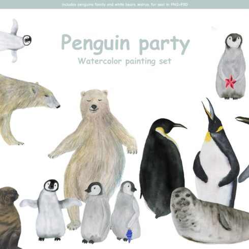 Penguin party.