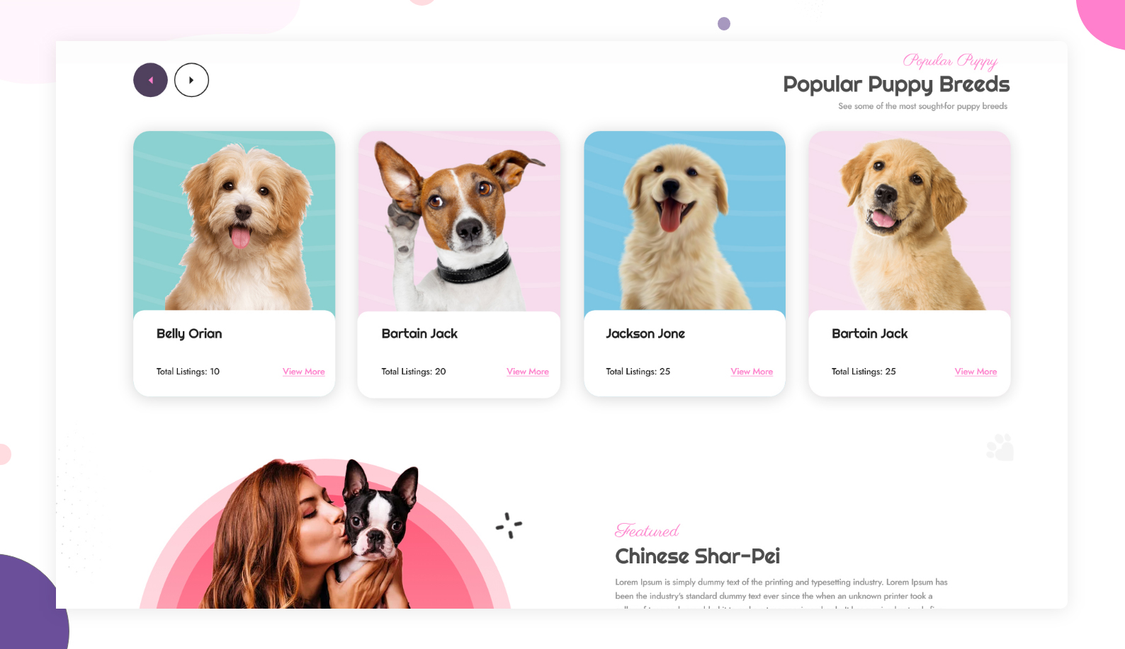 Landing Page For Pet Owners facebook image.