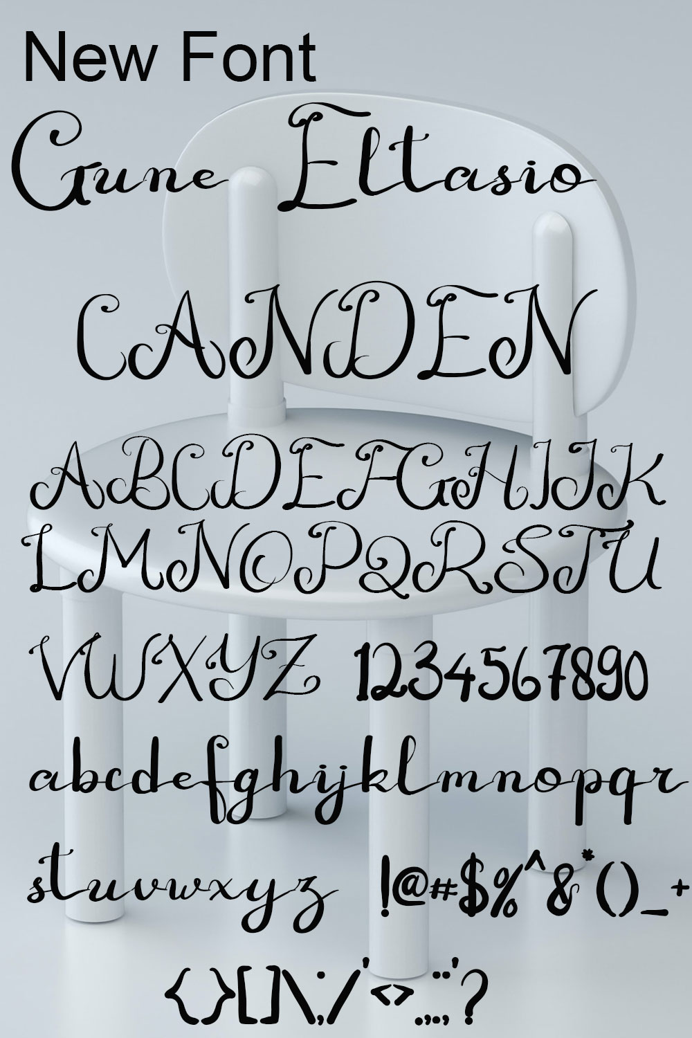 pinter GUNE ELTASIO Font.