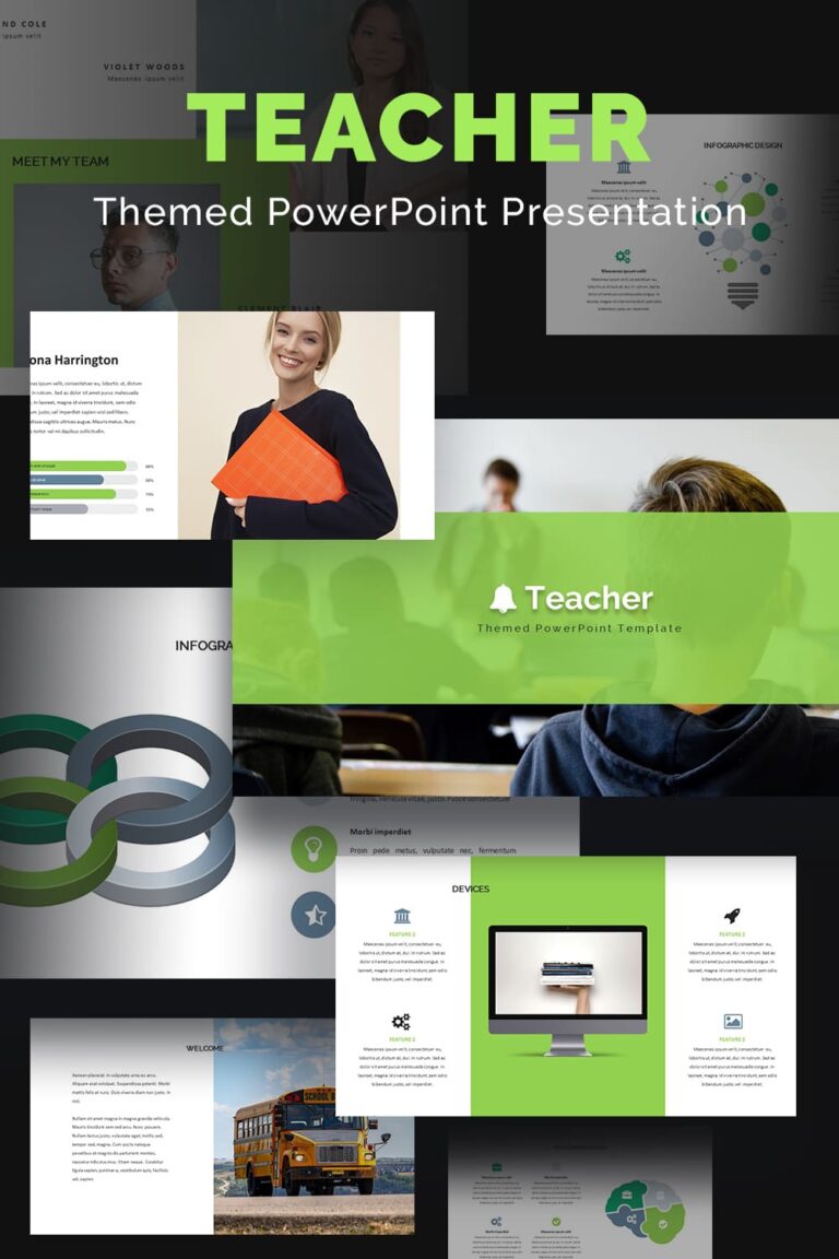 Teacher Themed Powerpoint Presentation – MasterBundles