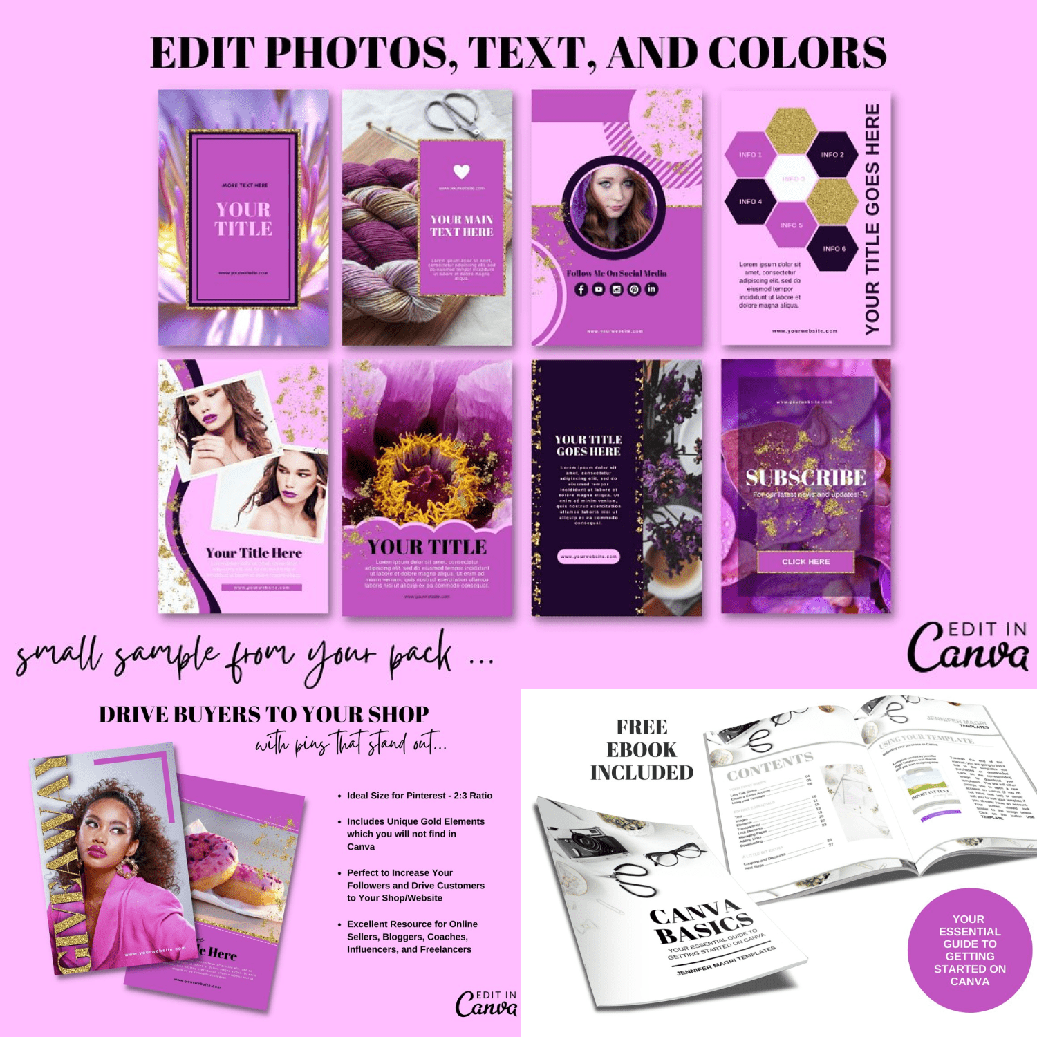This bundle is a good choice for your visual content.