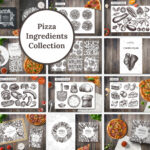 Pizza ingredients collection - main image preview.