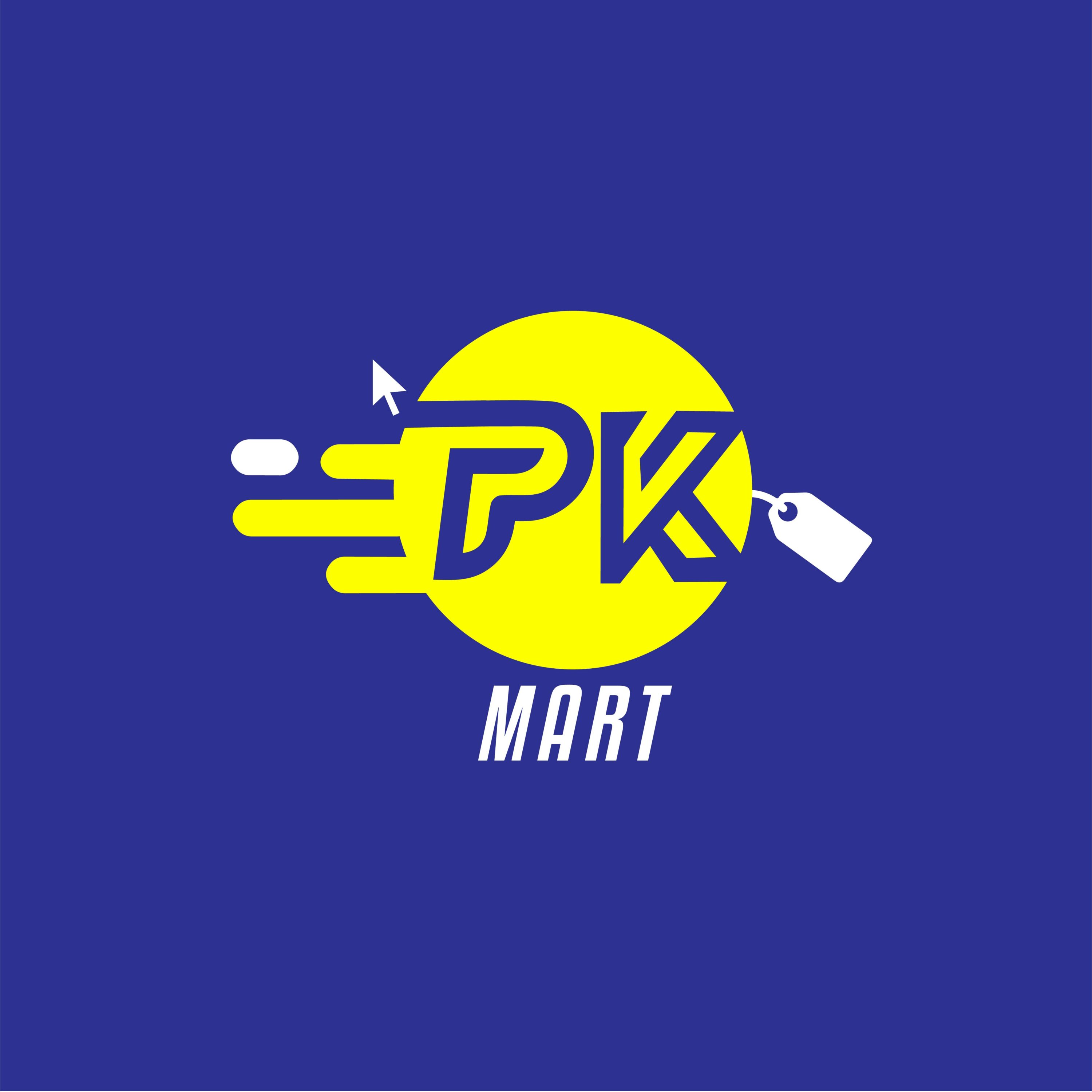 PK Mart Logo Template cover image.