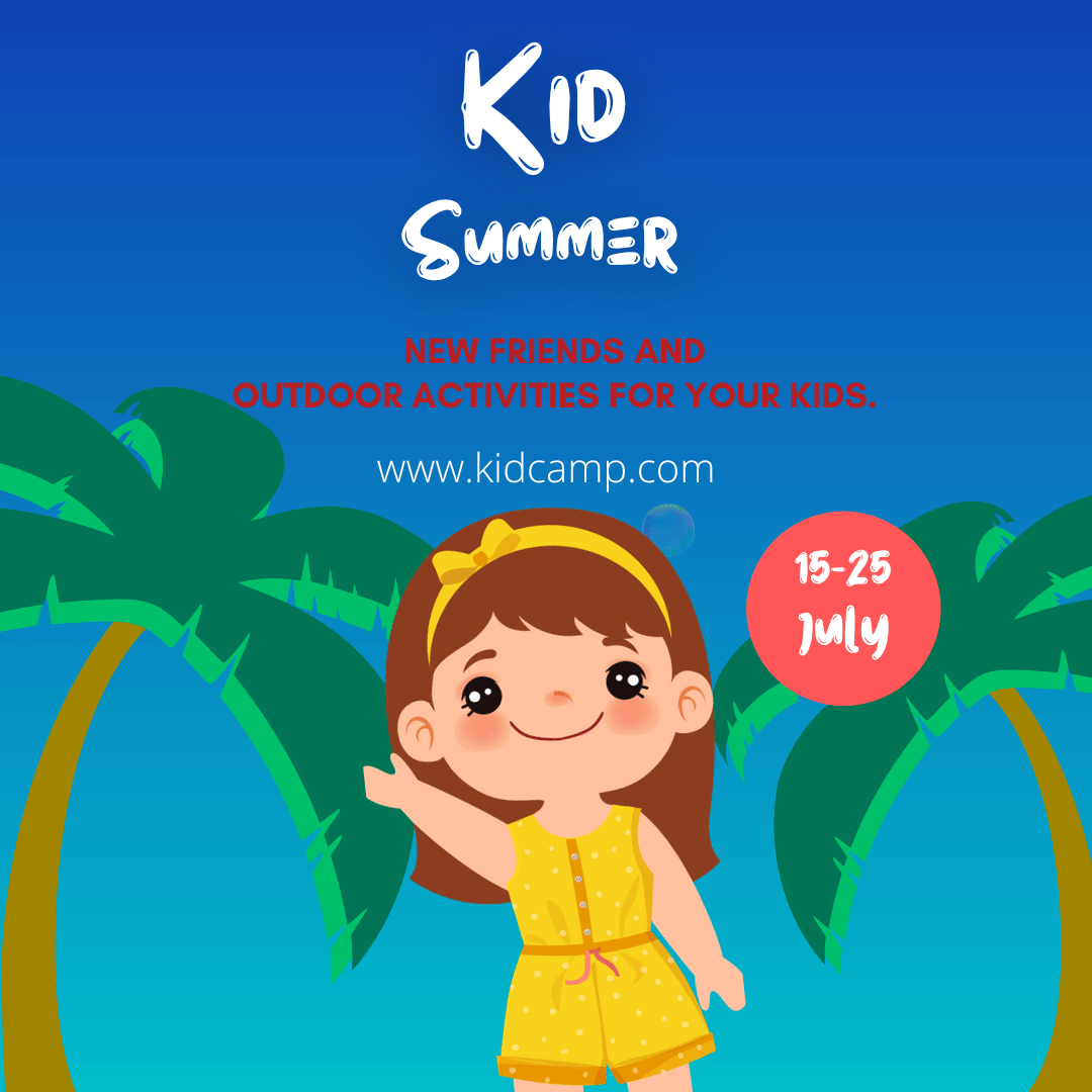10 Editable Instagram Summer Camp Templates Kids Summer Example.