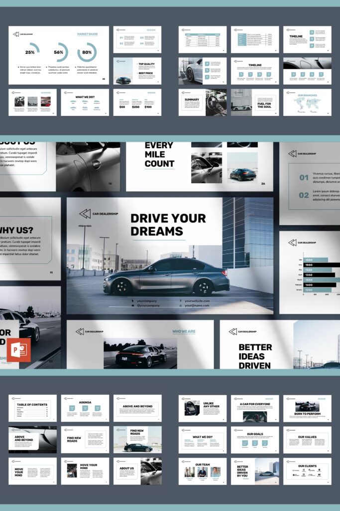 Presentation Car Dealership MasterBundles