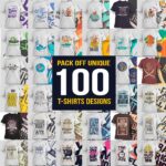 preview 1Pack Off 100 T-shirt Designs.