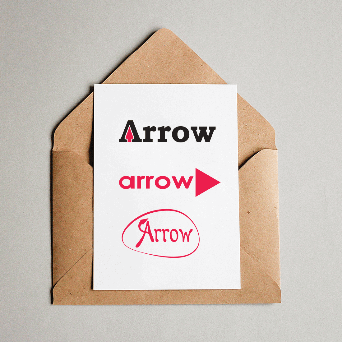 Arrow 3 Different Logo Design Bundle 3 In 1 Logo Sets.