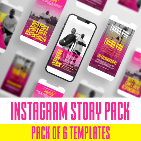 Gym Motivation Instagram Story Template - Instagram fitness story cover image.