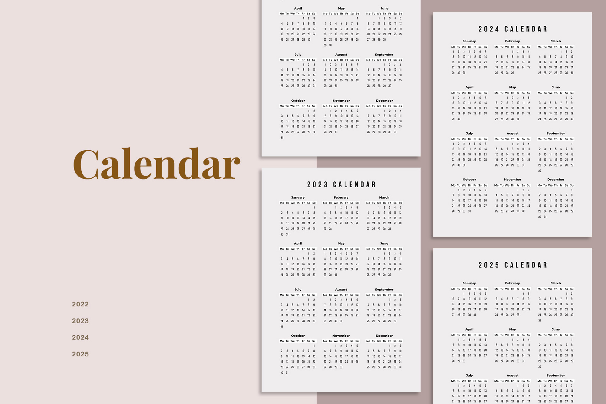 The Ultimate Canva Planner Bundle Pack Examples.