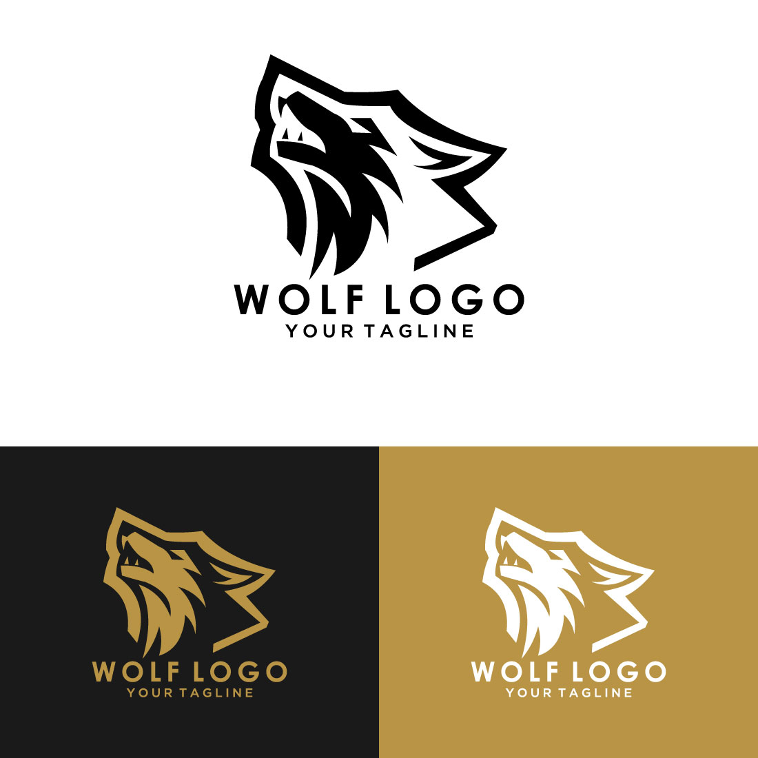 Wolf Eagle And Other Animals Logos Facebook Image.