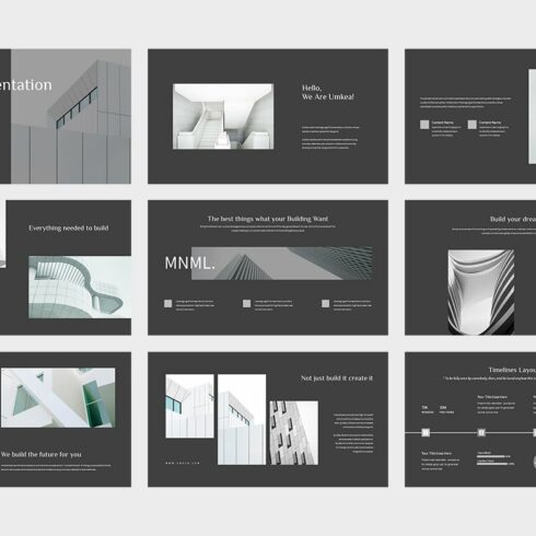 Umkea: Minimal Building Powerpoint 