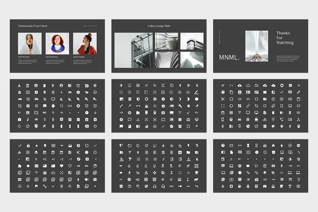 Umkea: Minimal Building Powerpoint – MasterBundles