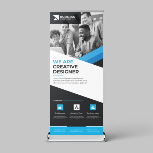 Business Roll Up Banner Cover Image.