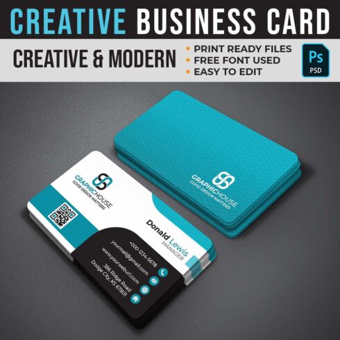 preview image Professional Business Card Template CMYK