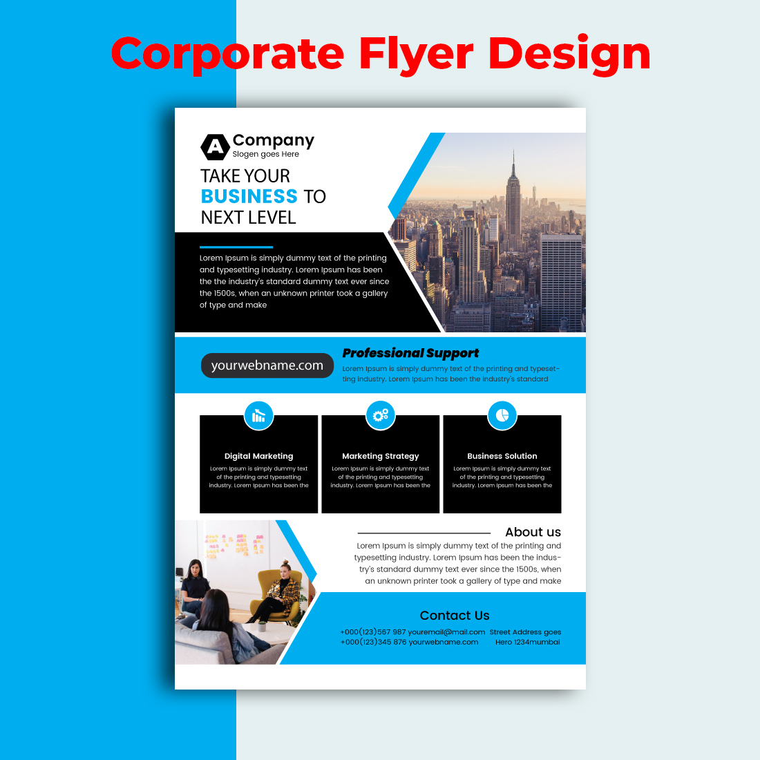 preview image Corporate Flyer Design.