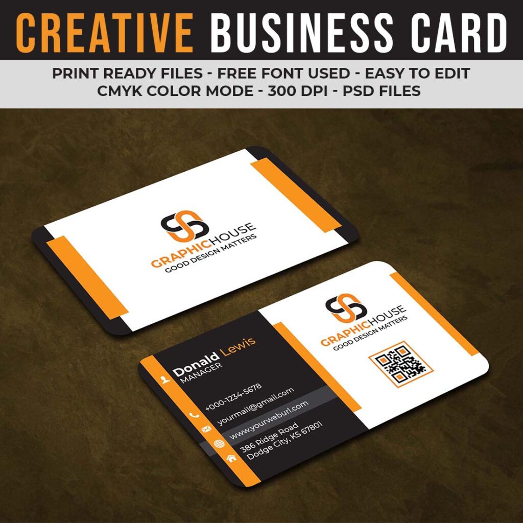 Creative & Professional Business Card Template - MasterBundles