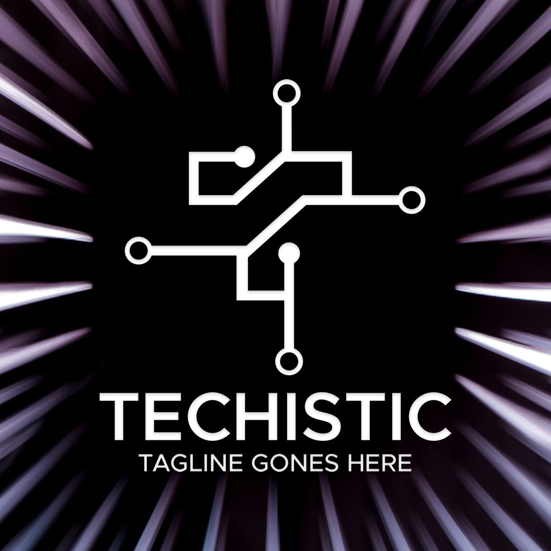 preview image Techistic Logo Template.