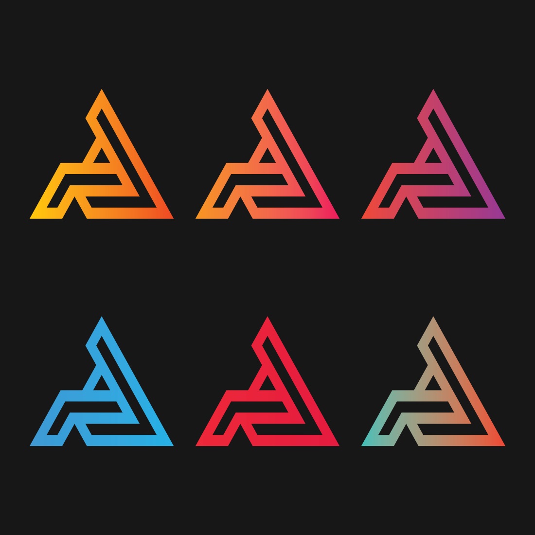 Letter A & Architecture Design Logo Template