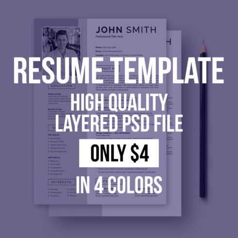 preview image Resume & CV Template.