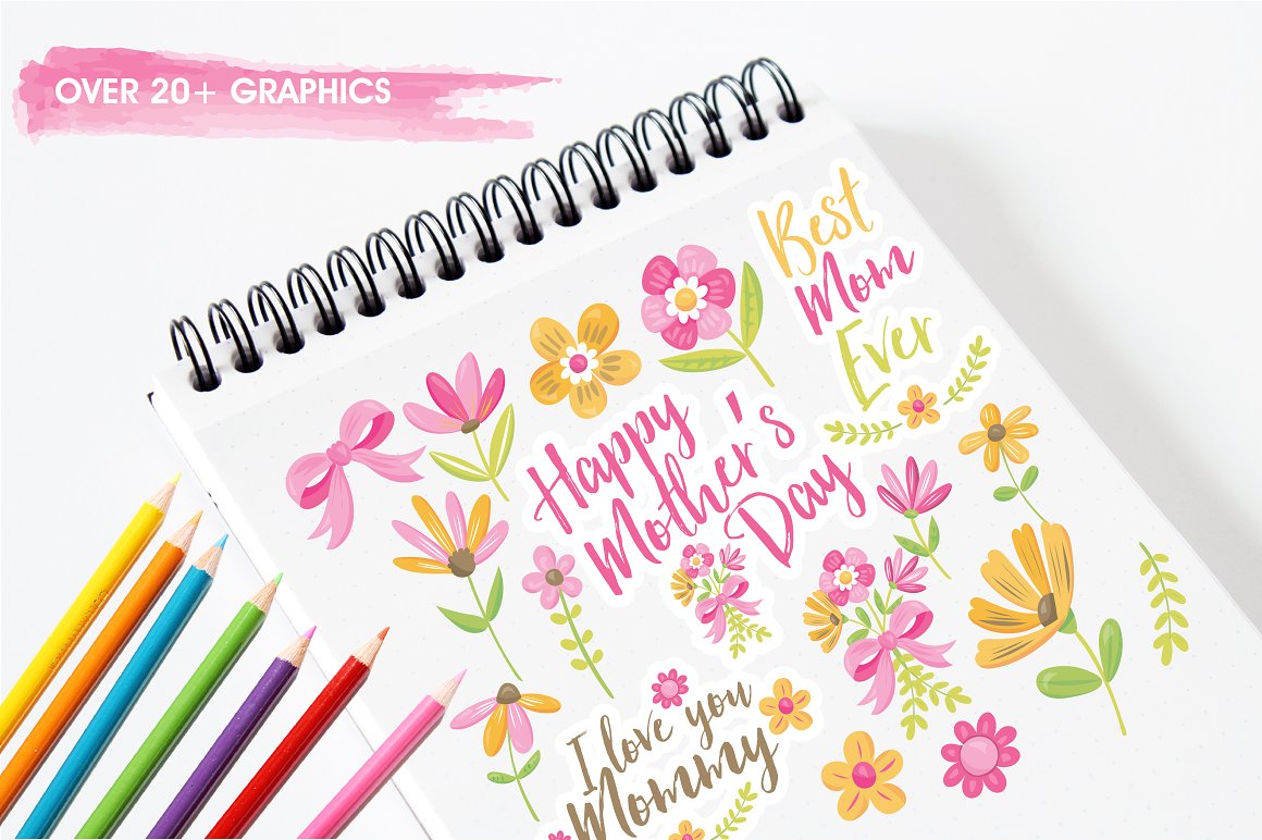 Notebook for happy Mother's day.