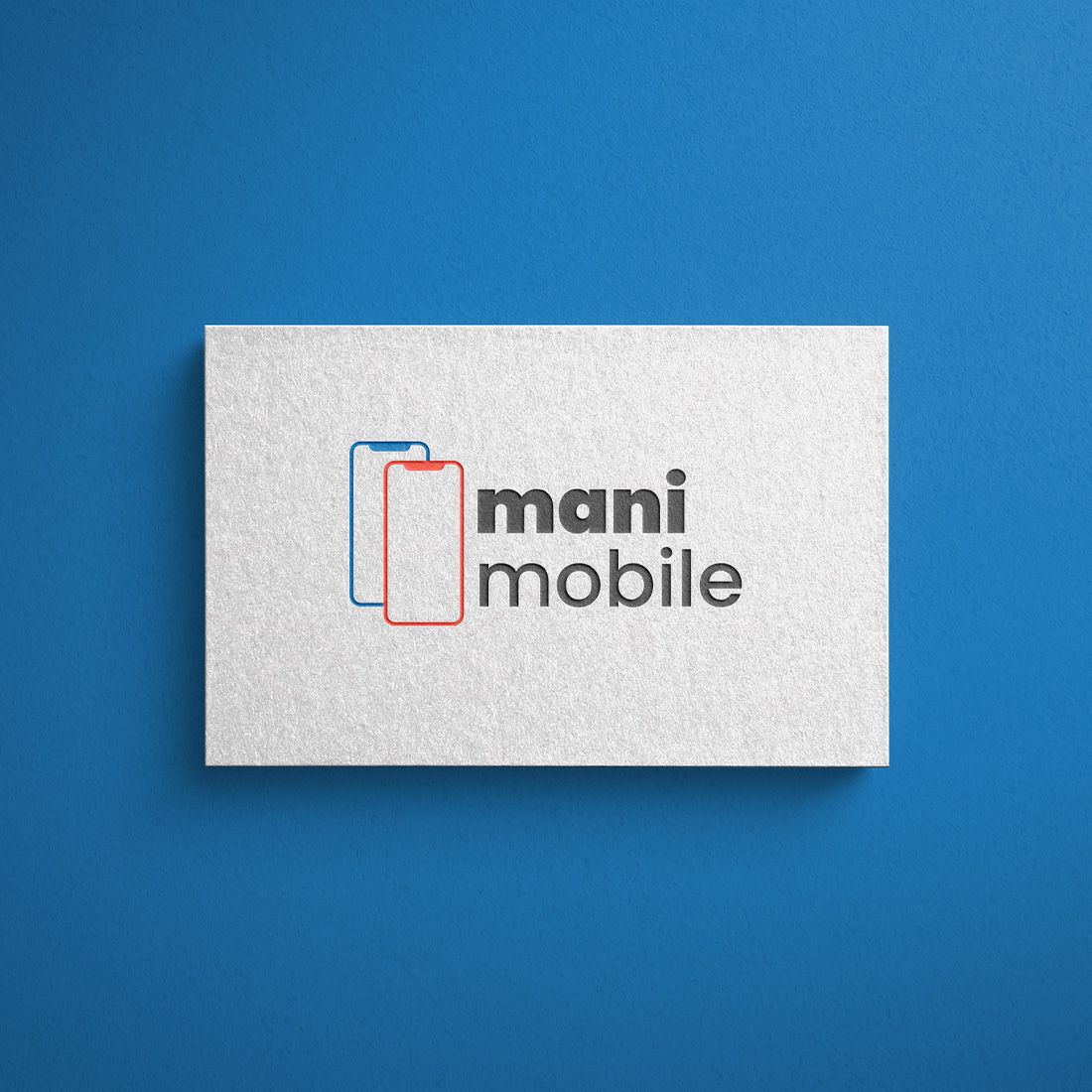 Minimal Mobile Store Logo Design