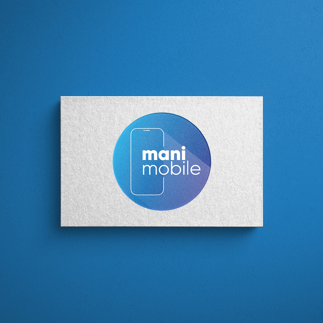 Minimal Mobile Store Logo Design