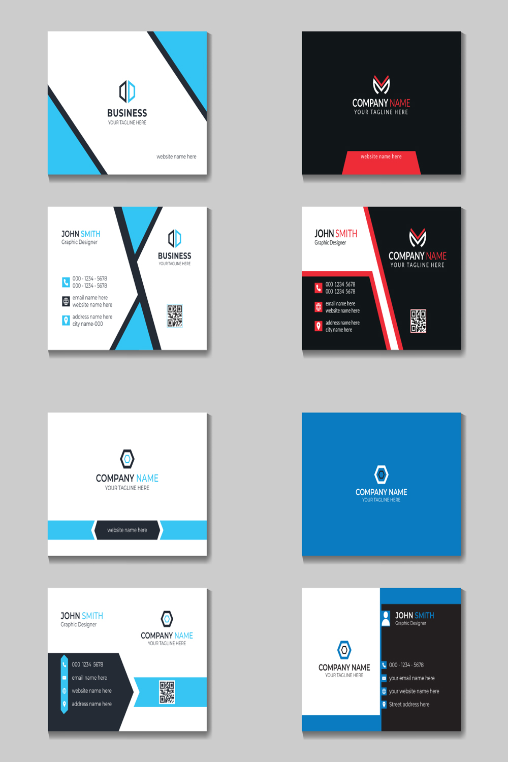printerest image 4 Modern Business Card Design Bundle