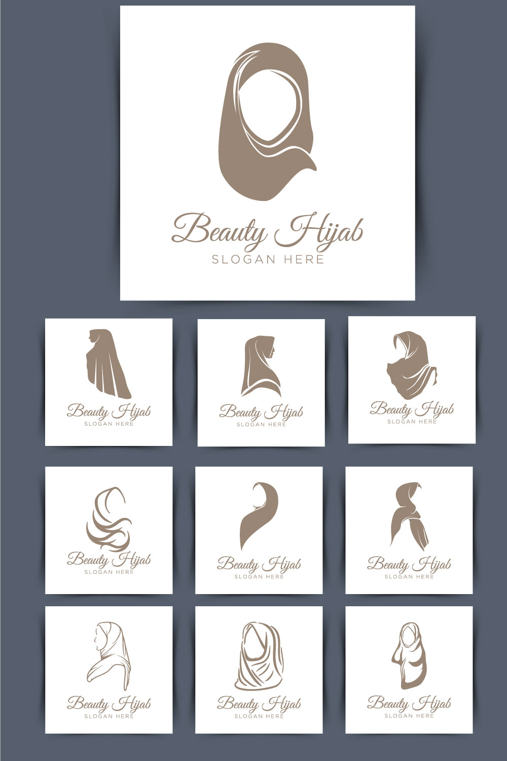 priterest Fashion Style Hijab and Beauty Logos