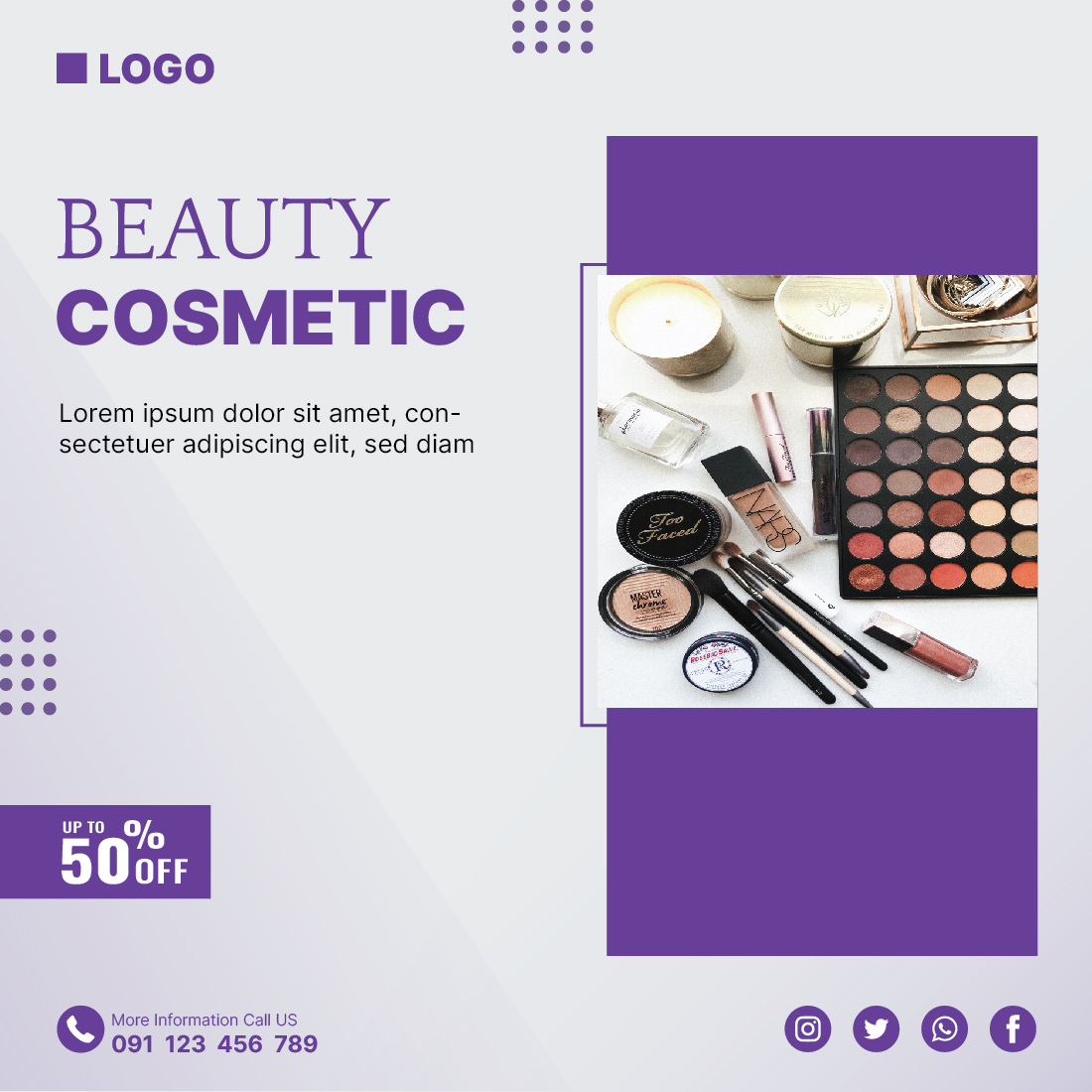Cosmetic Beauty Makeup Social Media Instagram