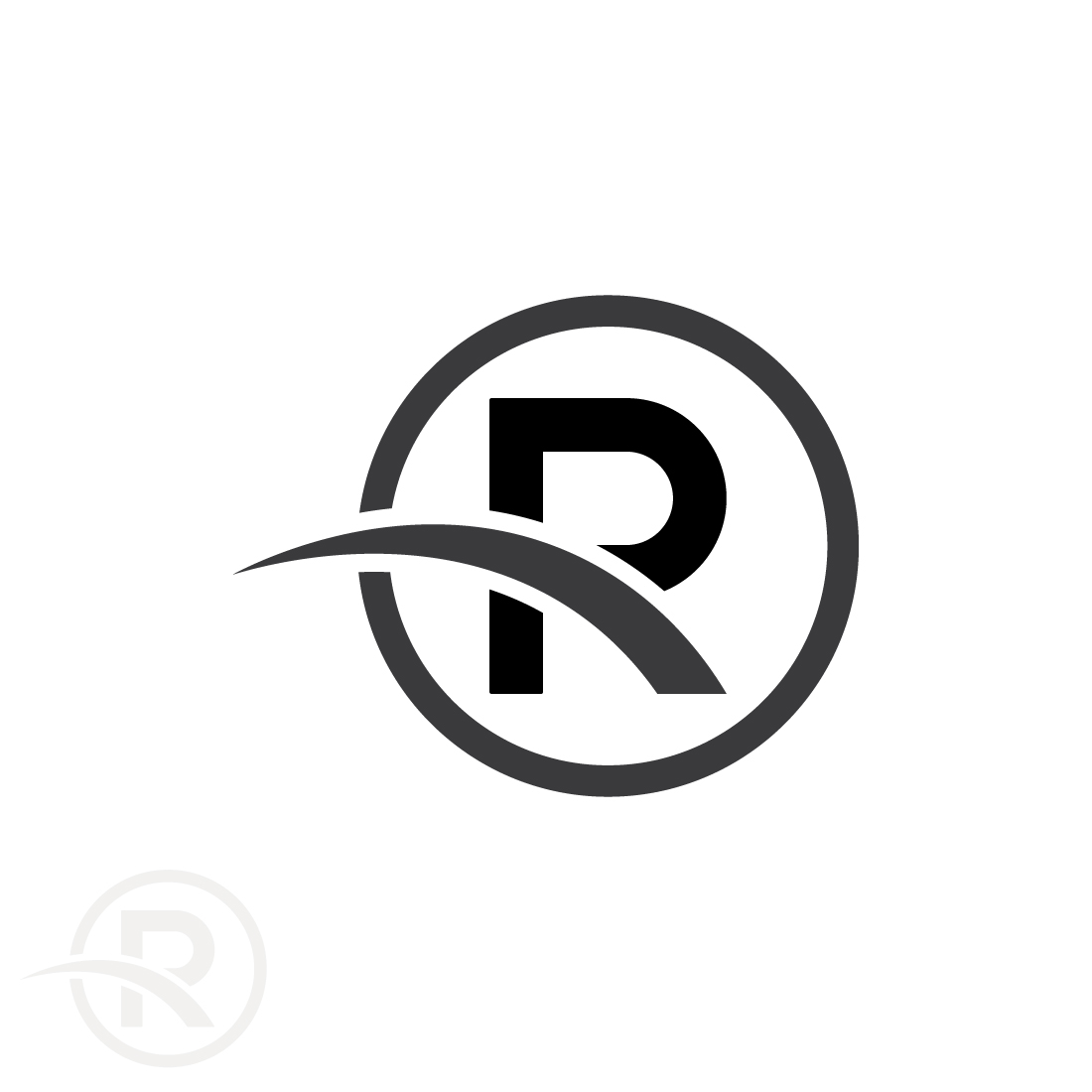 Logo R Template previews.