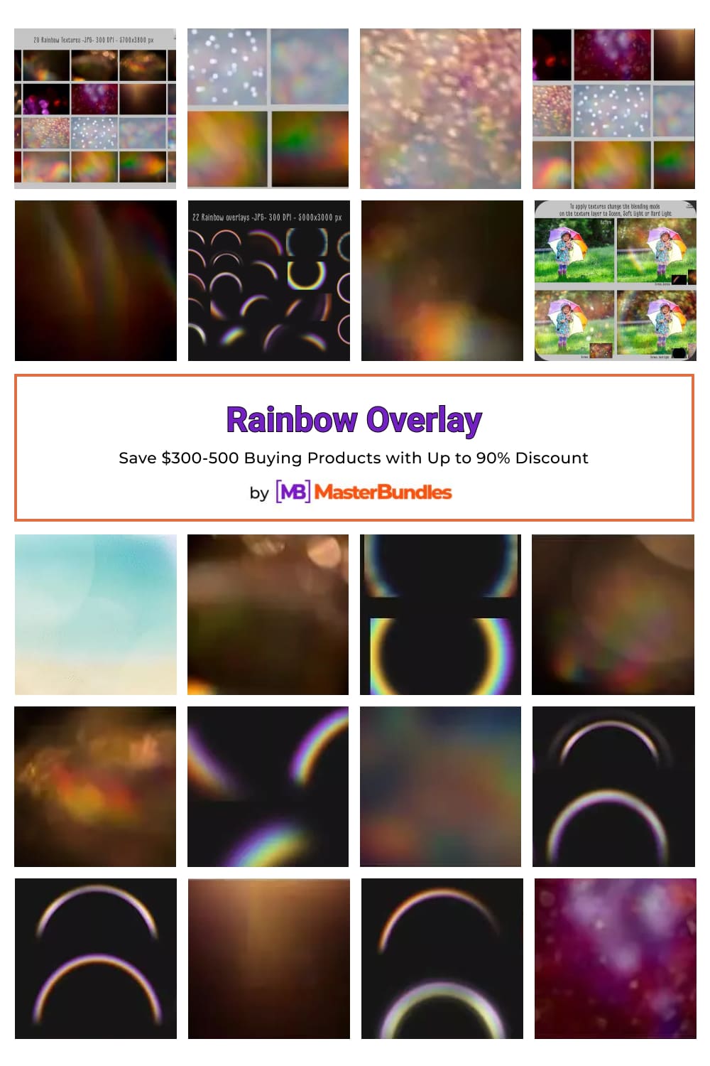 Rainbow Overlay Pinterest image.