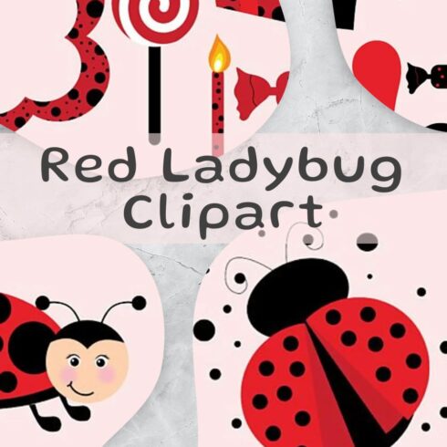 Red Ladybug Clipart | Master Bundles