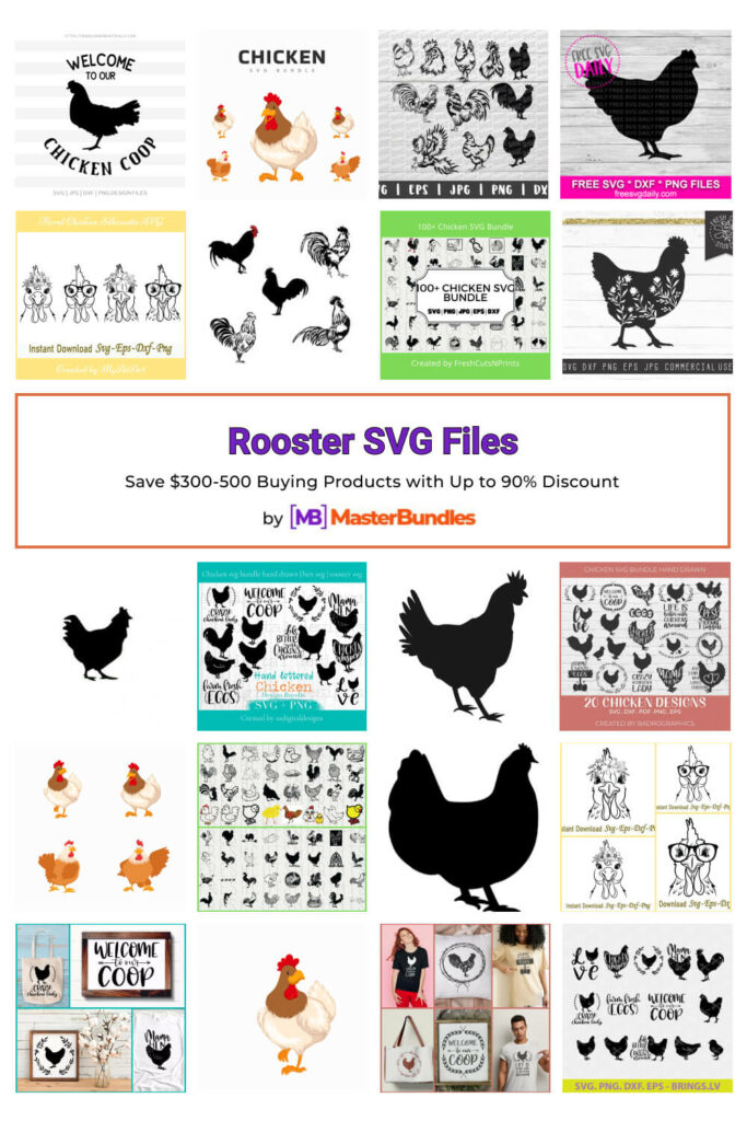 16+ Rooster SVG Files for 2024 - MasterBundles