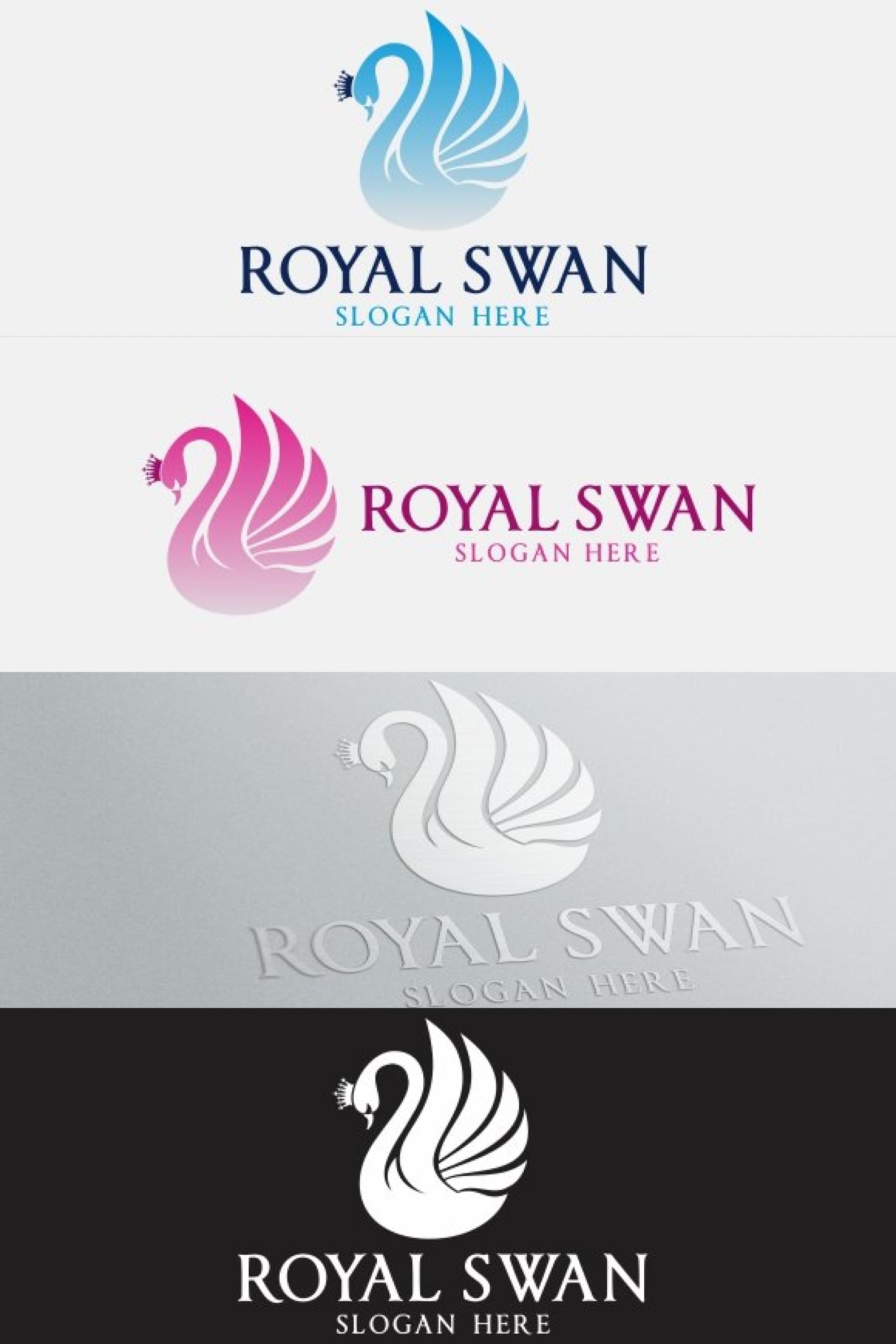 royal swan logo pinterest