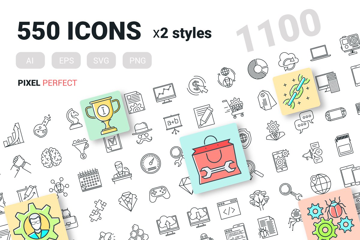 Cover image of Icons Pack.