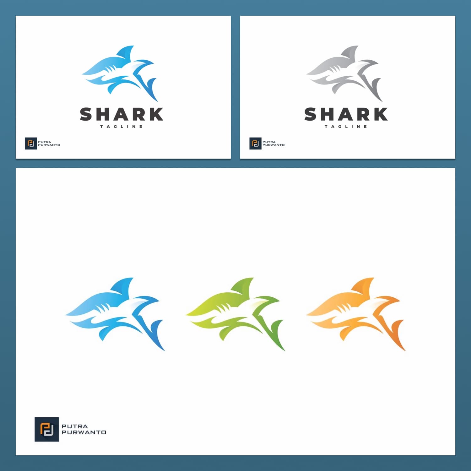 Shark - Logo Template created by putra_purwanto.