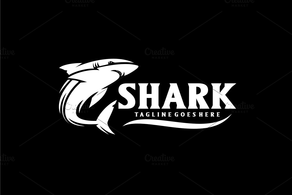 Shark logos represents creativity, killer edge, prestige, and fairness.